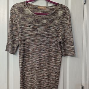 Ellen Tracy Multicolor Knit Top